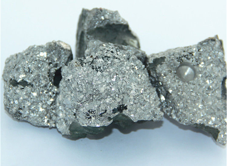 Silver Gray Cr 58% Ferro Chrome Alloy Low Carbon Ferrochrome Smelting Casting