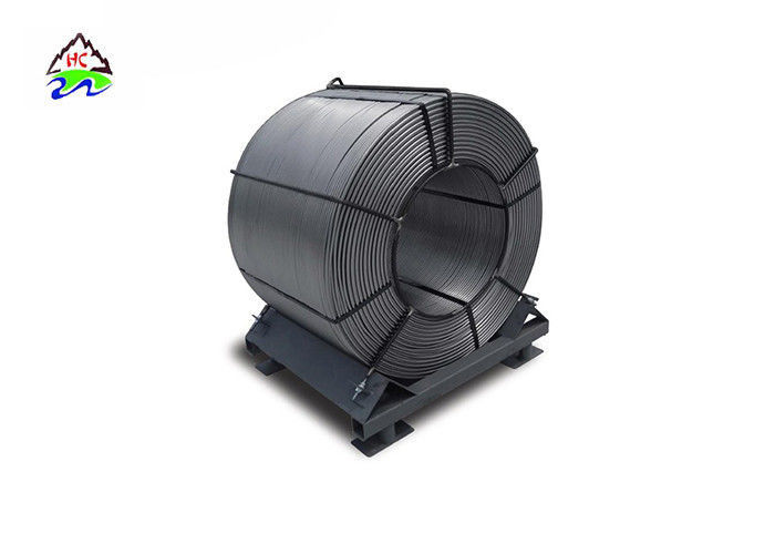Ca30 Fe70 Alloy Cored Wire 9mm CaFe For Low Silicon Steel Metallurgy